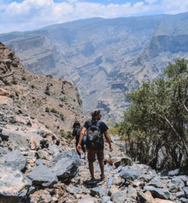 Hiking in Oman