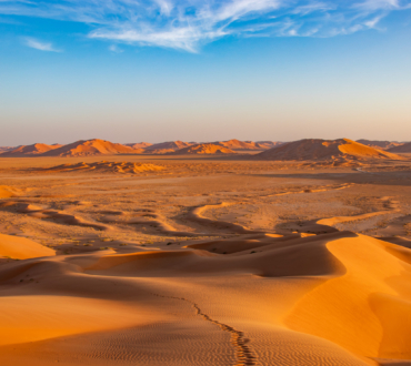 Dunes in the desert of Rub al Khali