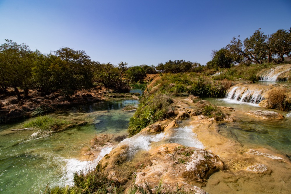 Wadi Darbat in Oman near Salalah