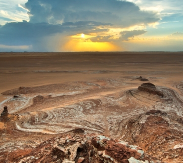 Desert landscape in Oman