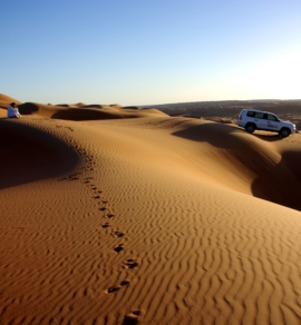 Sunset at Wahiba Sands