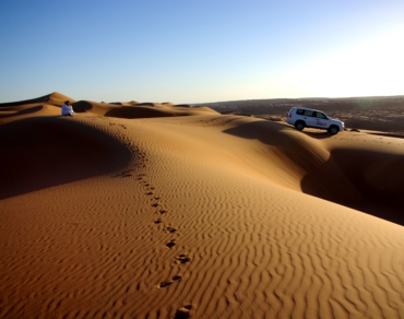 Sunset at Wahiba Sands