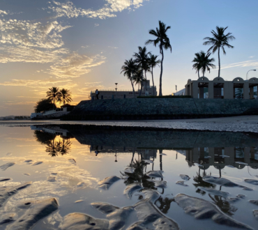 Beautiful Qurum Beach Muscat