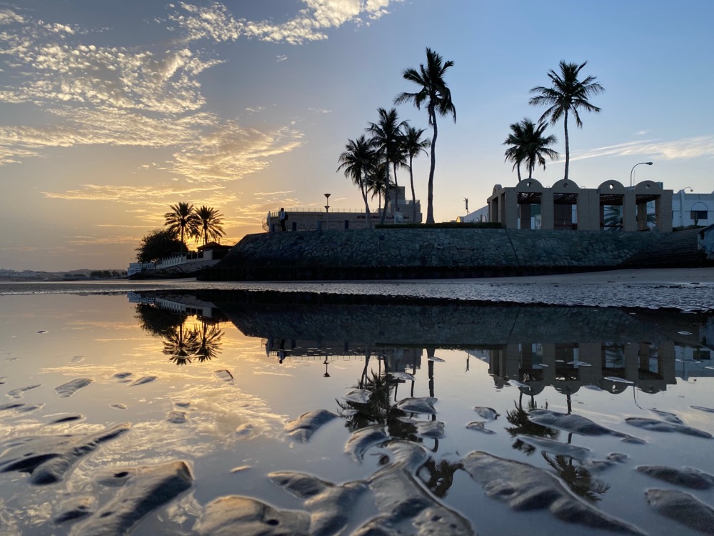 Beautiful Qurum Beach Muscat
